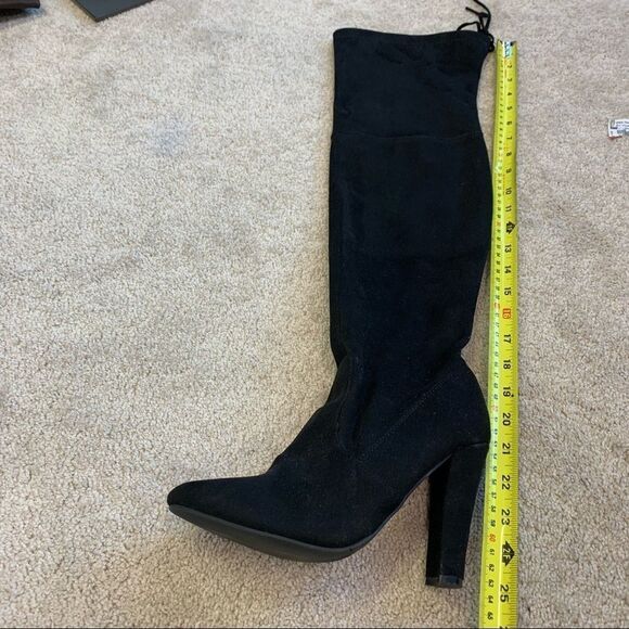 STEVE Madden Gorgeous Black suede over the knee boots size 5.5 - Picture 7 of 12